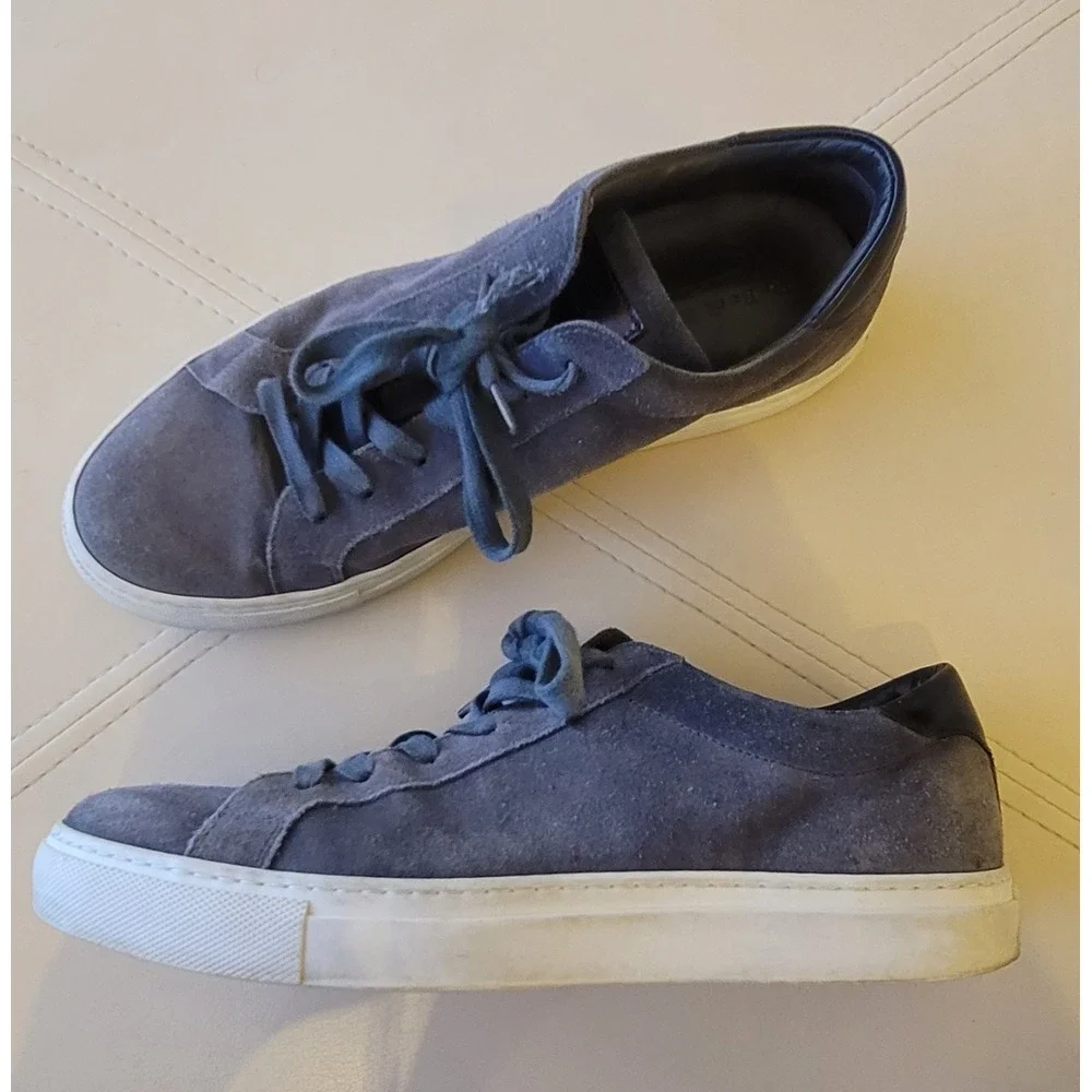 To Boot New‎ York Adam Derrick Men's Blue Suede Casual Sneaker Size 7 In Italy